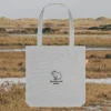 Heather Grey Capybara “Spread Peace and Kindness” eco tote bag