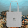 Heather Grey Turtle “Embrace The Journey” eco tote bag