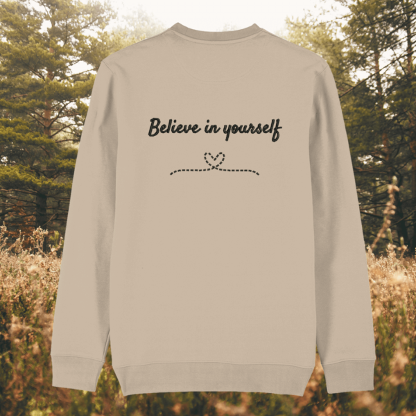 Desert Dust organic sweater, plain back – MindfulEarth.