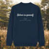 French Navy organic sweater, plain back – MindfulEarth.