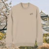 Blossom Let Your Dreams Blossom organic cotton sweater front in Desert Dust